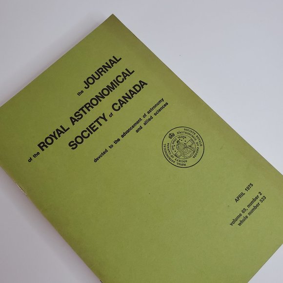 Vintage Journals of the Royal Astronomical Society of Canada Volume Set 69 1975 - Picture 11 of 11